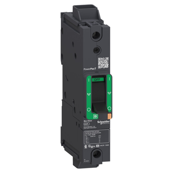 Powerpact b - disjoncteur bj - 65ka 347v - tm15d - 1p - everlink - Schneider Electric - BJL16015
