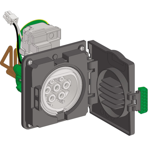 Bloc prise t2 smart wallb ox iec - Schneider Electric - EVP1BSE23