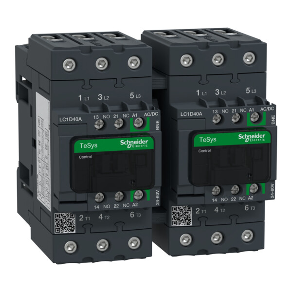 Tesys d - contacteur inverseur - 3p(3no) - ac3 - - Schneider Electric - LC2D40ABNE