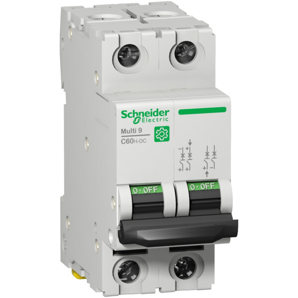 Multi9 c60h-dc - disjoncteur - 2p - 3a c 500v-dc - Schneider Electric - M9U21203