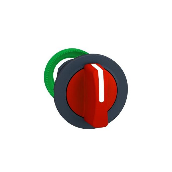 Harmony xb5 - tête bouton tourn flush - 3 posit à rap - à manette - Ø22 - rouge - Schneider Electric - ZB5FD504