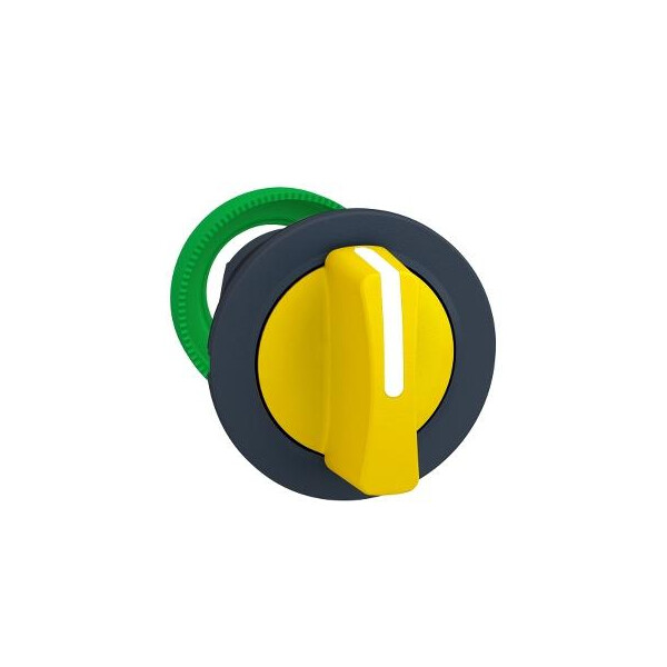 Harmony xb5 - tête bouton tourn flush - 3 posit à rap - à manette - Ø22 - jaune - Schneider Electric - ZB5FD505