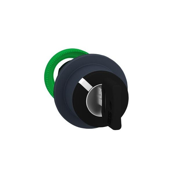 Harmony xb5 - tête bouton tourn flush - 2 posit fix - à clé n°8d1 - Ø22 - noir - Schneider Electric - ZB5FG02D