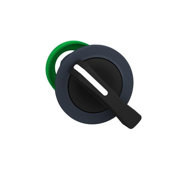 Harmony xb5 - tête bouton tourn flush - 3 posit à rap - à crosse - Ø22 - noir - Schneider Electric - ZB5FJ5