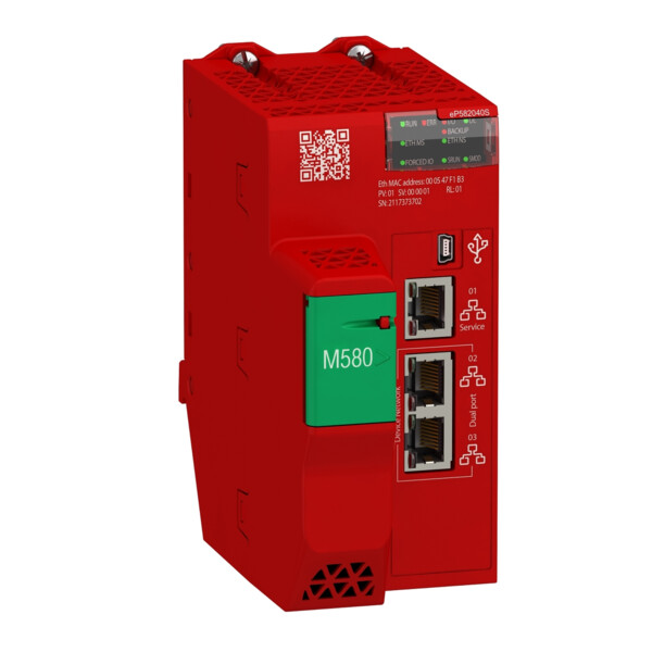 Modicon m580 - cpu safety, 8/2 mb mémoire, 8 stations rio x80 - Schneider Electric - BMEP582040S