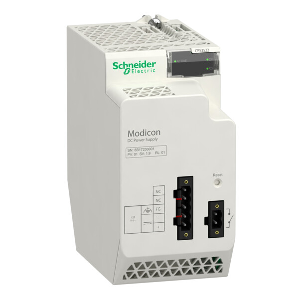 Modicon x80 - module d'alimentation redondante 125vdc - 40w - Schneider Electric - BMXCPS3522