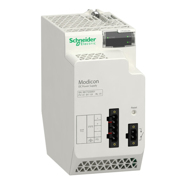 Modicon x80 - alimentation redondante 24-48vdc - 40w - durci - Schneider Electric - BMXCPS4022H