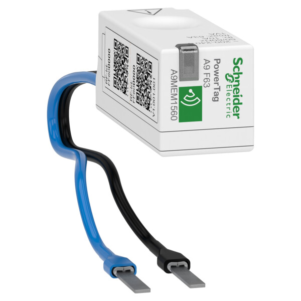 Powertag - capteur de mesure radio-fréquence - vigi dt40/ic60 - 1p+n 63a - am/av - Schneider Electric - A9MEM1560