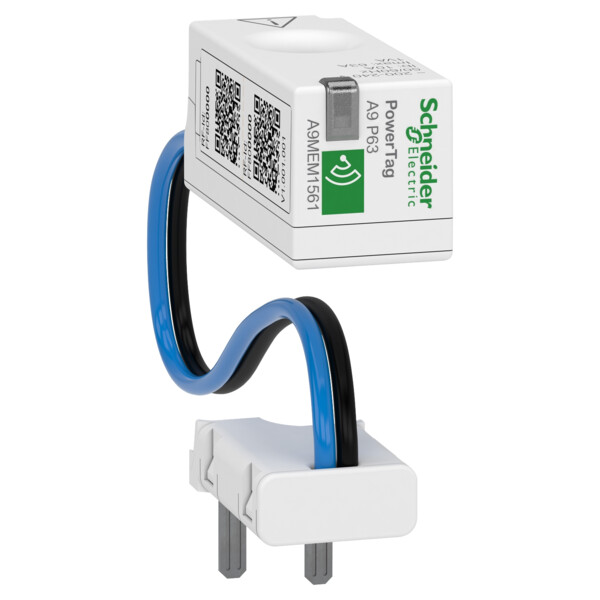 Powertag - capteur de mesure radio-fréquence - dt40 - 1p+n - 63a - amont - Schneider Electric - A9MEM1561