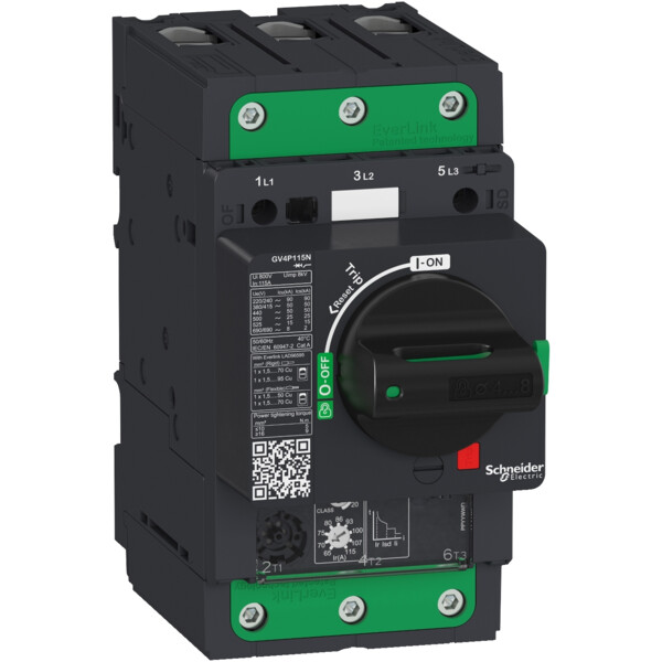 Tesys gv - disjoncteur magnéto-thermique - in 50a - 50ka - everlink - Schneider Electric - GV4P50N
