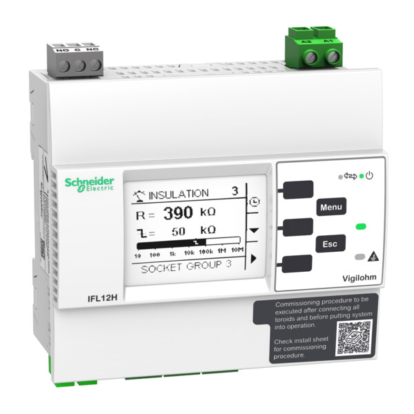 Vigilohm - localisateur auto d'isolement - 12 voies - hôpital - 110-440vca/cc - Schneider Electric - IMDIFL12H