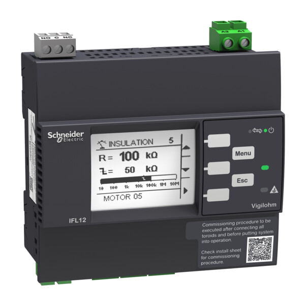 Vigilohm - localisateur auto d'isolement avancé - 12 voies - 24-48vca/cc - Schneider Electric - IMDIFL12LMC