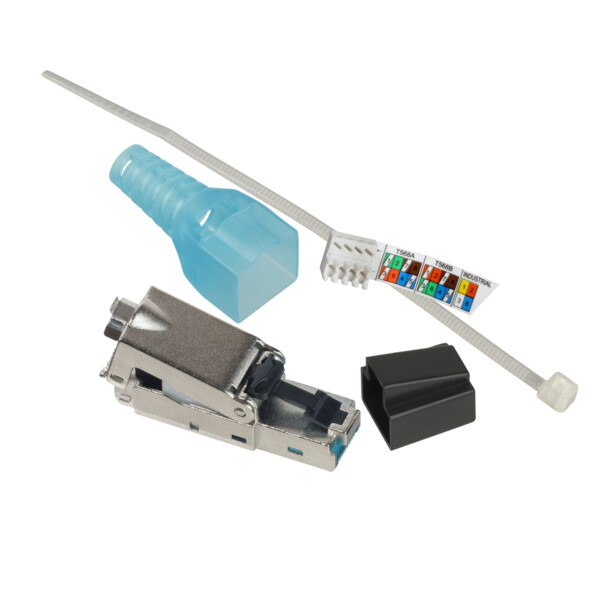 Actassi - plug male rj45 stp cat6a - Schneider Electric - ACTPG6ATLS001