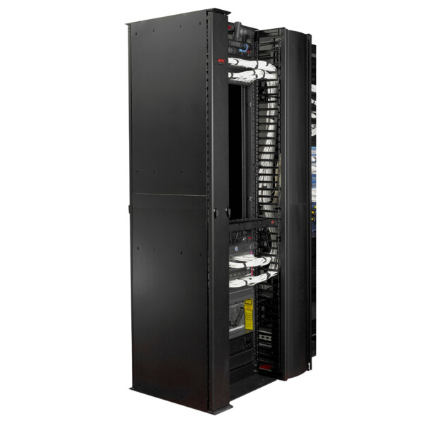 Panneau de fin de rangée pour gestionnaire de câbles vertical à deux côtés - Schneider Electric - AR8679
