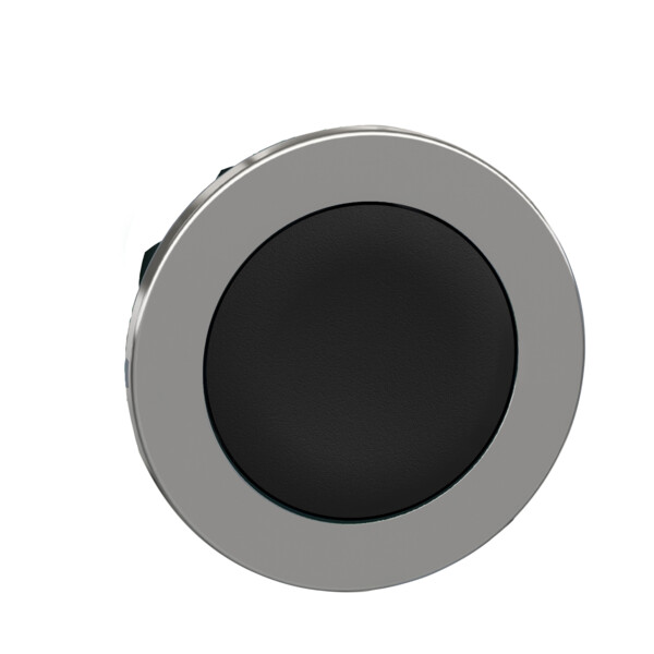 Harmony xb4 - tête bouton pousser-pousser - ø22 - flush - noir - Schneider Electric - ZB4FH02