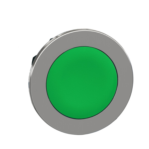 Harmony xb4 - tête bouton pousser-pousser - ø22 - flush - vert - Schneider Electric - ZB4FH03