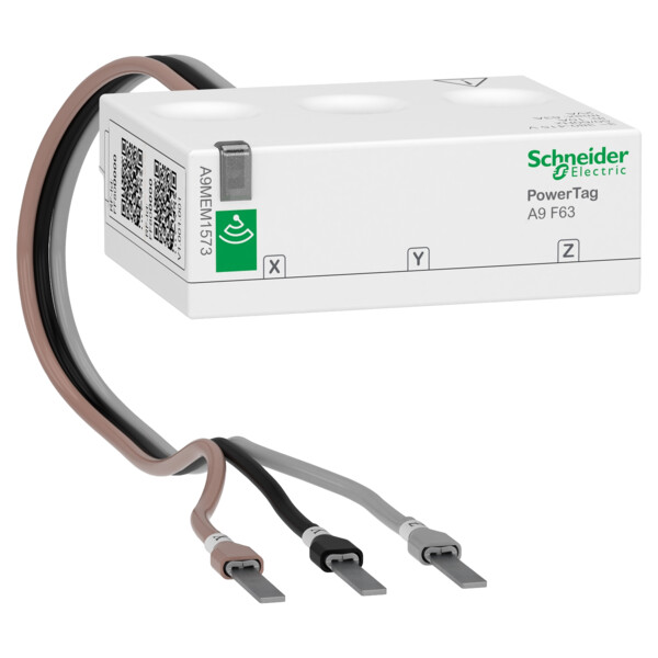 Powertag - capteur de mesure radio-fréquence - flex universel 3p 63a - am/av - Schneider Electric - A9MEM1573