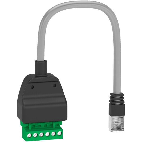 Rj45 to open connector modbus adapter - Schneider Electric - LV434211