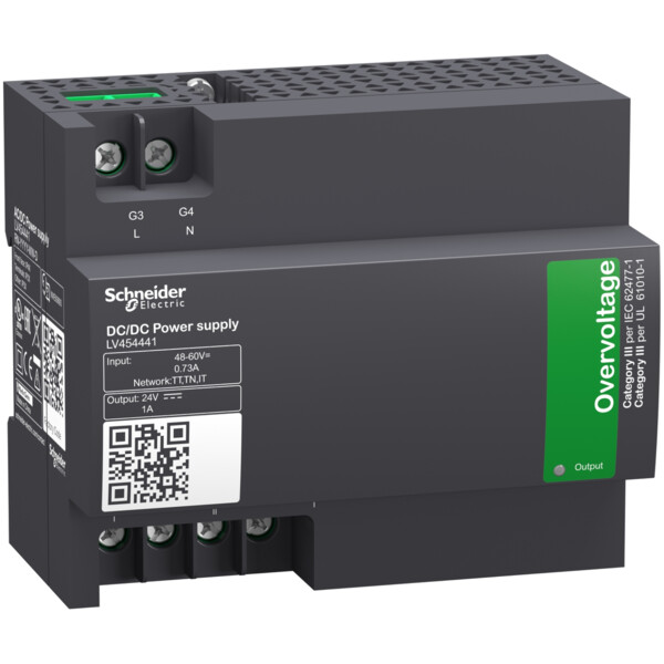 Compact - module d'alimentation électrique externe 24vcc - ad - 48/60vcc - Schneider Electric - LV454441