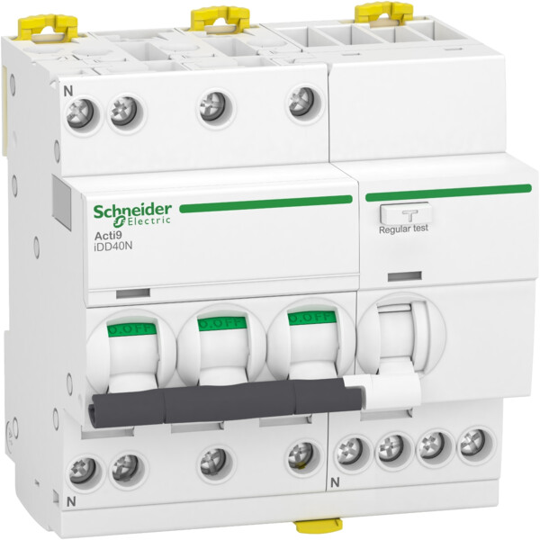 Acti9 idd40n - disjoncteur différentiel - 3p+n c 20a 6000a/10ka 30ma type a si - Schneider Electric - A9DB3720