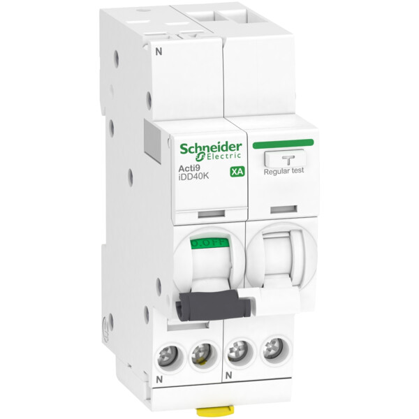 Acti9 idd40k xa - disjoncteur différentiel auto - 1pn c 20a 4500a/4,5ka 300ma ac - Schneider Electric - A9DS5620