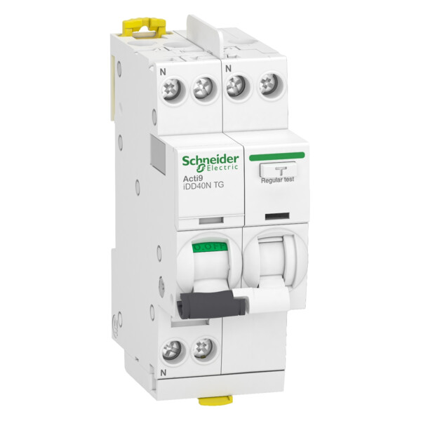 Acti9 idd40n - disjoncteur différentiel tête de groupe - 1p+n c 40a 10ka 30ma ac - Schneider Electric - A9DV3640