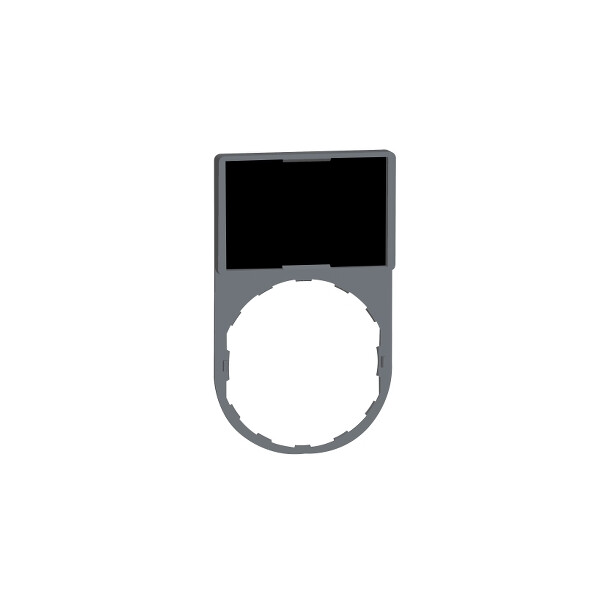 Harmony - porte-étiquette plat 30x50 - personnalisé via configurateur - Schneider Electric - ZBY61CUST01