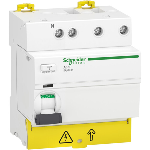 Acti9 iig40k - interrupteur différentiel tête de groupe - 3p+n 25a 300ma type ac - Schneider Electric - A9R79725