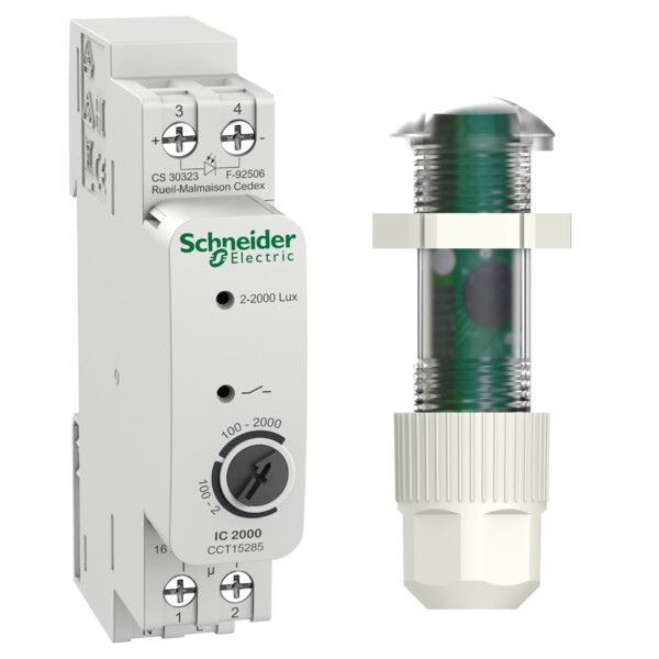 Acti9 ic2000 - interrupteur crépusculaire - avec cellule tableau - Schneider Electric - CCT15285