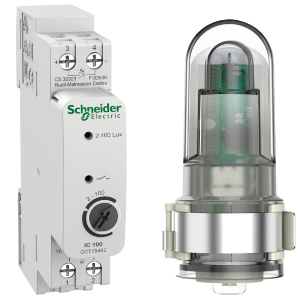 Acti9 ic100 - interrupteur crépusculaire - Schneider Electric - CCT15482