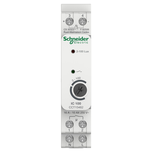 Acti9 ic100 - interrupteur crépusculaire - Schneider Electric - CCT15482