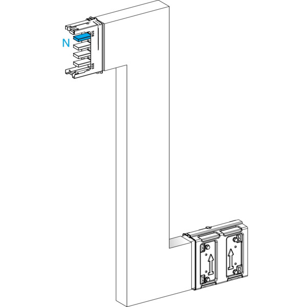 Canalis ksa - zed vertical 250a - a&c=250mm - b=250-750mm - Schneider Electric - KSA250DZE41A