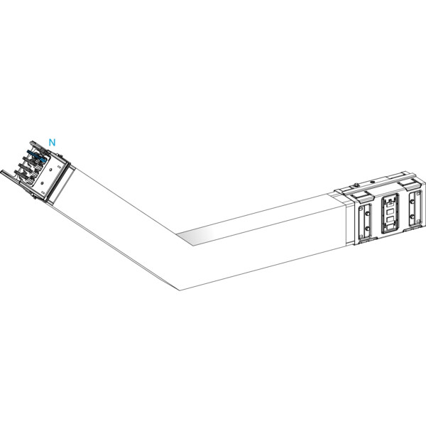 Canalis ksa - coude spé. vert. 1000a - vers haut 95° à 175° - côtés 300 à 800mm - Schneider Electric - KSA1000DLE43B