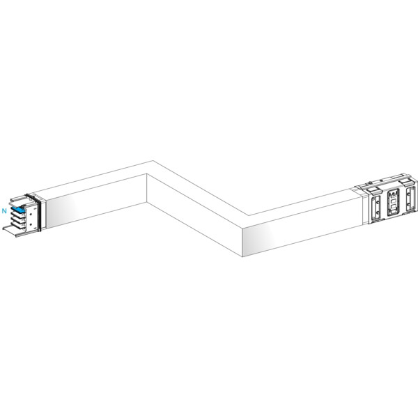 Canalis ksa - zed horiz. 630a - dr./gau. - 3 côtés ajustables 300-8000mm  - Schneider Electric - KSA630DZCH43A