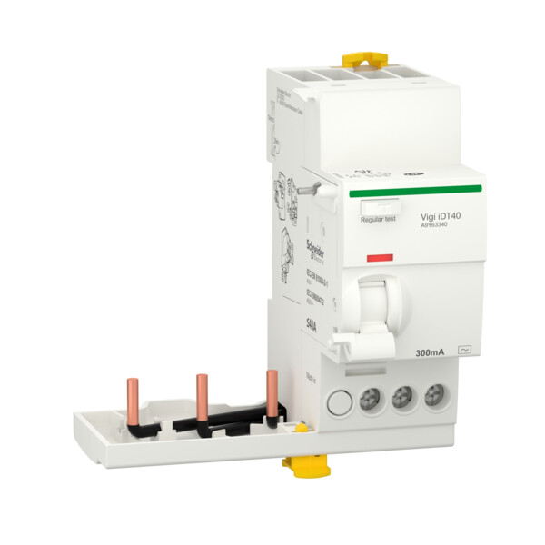 Acti9 idt40 - module différentiel vigi - départ idt40 - 3p 40a 300ma type ac - Schneider Electric - A9Y63340