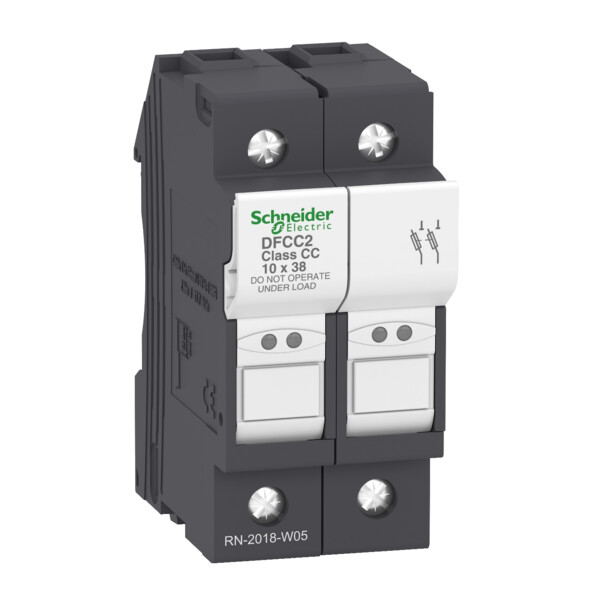 Porte-fus 2p 30a pour fusible class cc - Schneider Electric - DFCC2
