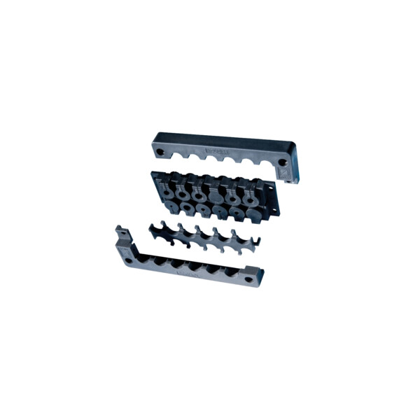 Multi-cs - plaque de 8 entrées de câbles multi-cs - 112x36mm - Schneider Electric - NSYDCD248