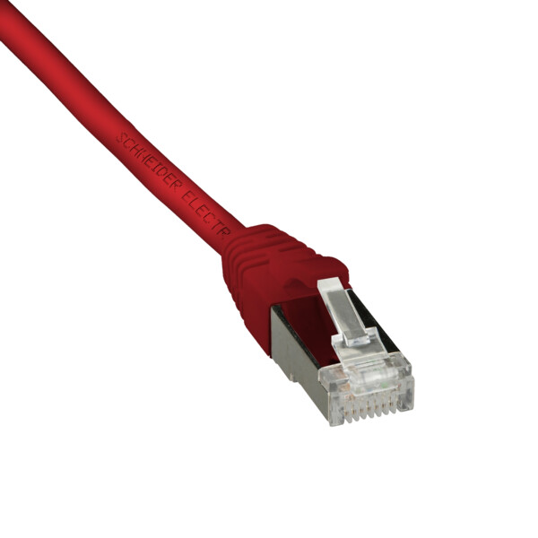 Actassi - cordon cl-mnc f/utp 4 paires cat. 6 lszh - 2 mètres - rouge - Schneider Electric - ACTPC6FULS20RD