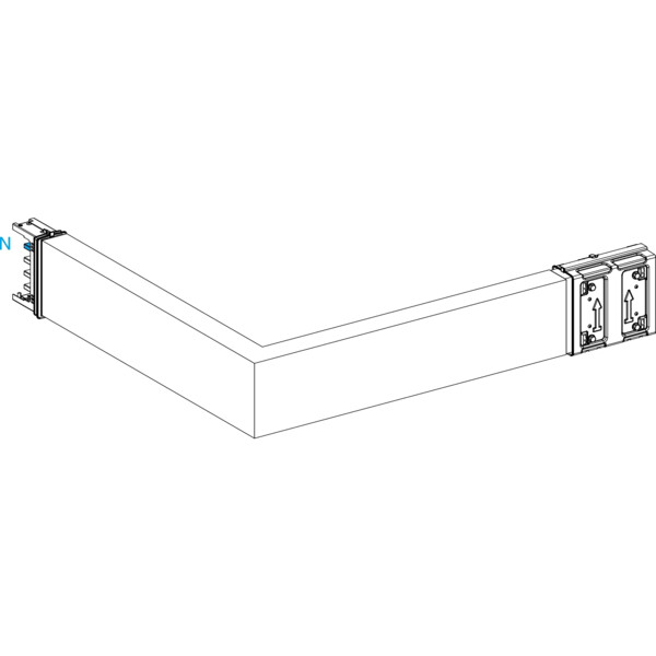 Canalis ml-coude 400a longueur sur mesur canalis ml-coude 400a longueur s - Schneider Electric - KSA400DLC4AM