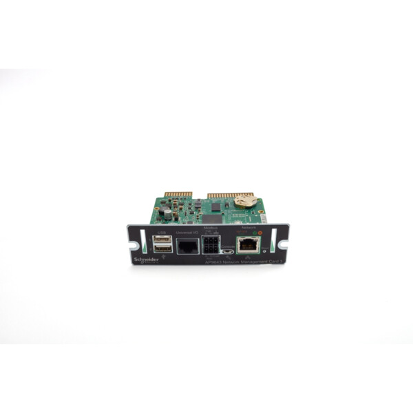 Carte de communication - génération 3 - avec sonde de température - modbus - Schneider Electric - AP9643