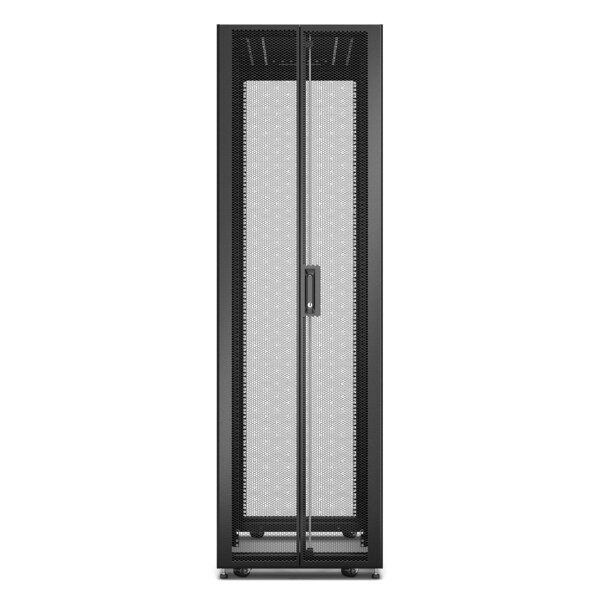 Flatpack easyrack 600mm/42u/1000mm avec toit, panneau latéral, roulettes, noir - Schneider Electric - ER6202FP1