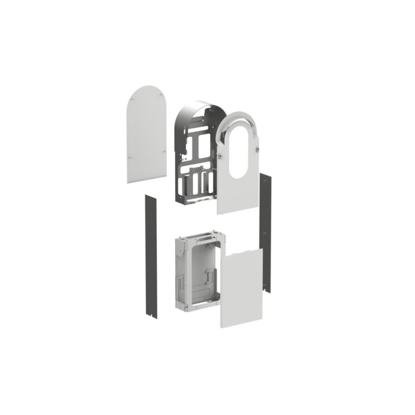 Evlink pro ac - kit metallique pour borne sur pied 1 point de charge - Schneider Electric - EVA1RFKS1