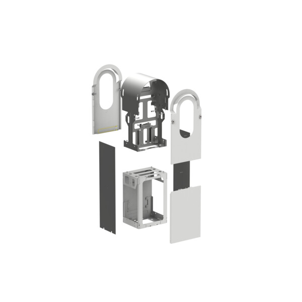 Evlink pro ac - kit metallique pour borne sur pied 2 points de charge - Schneider Electric - EVA1RFKS2