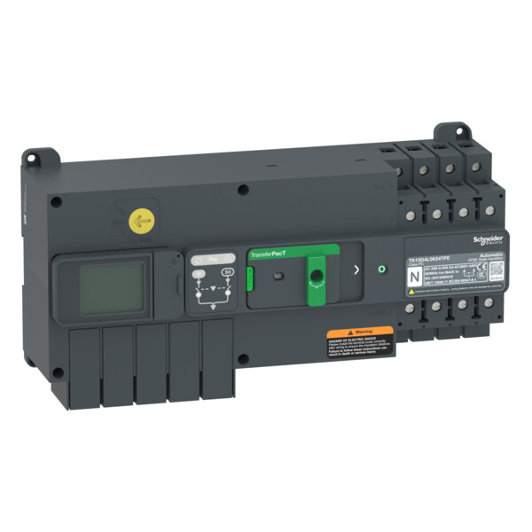 Transferpact active ta100 - inverseur de sources - lcd - 50a - 4p - 400vca - Schneider Electric - TA10D4L0504TPE