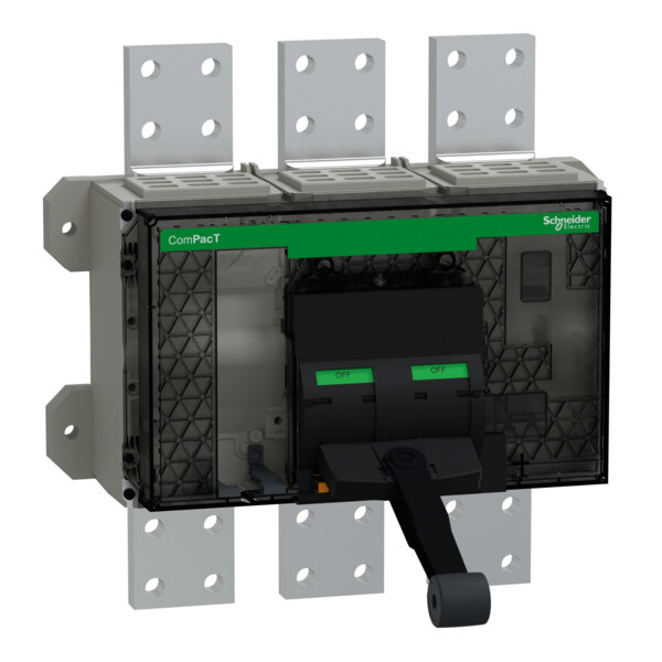 Compact ns1600bna - interrupteur-sectionneur  - 1600a - 3p - fixe - manuel - Schneider Electric - C16BS3FM