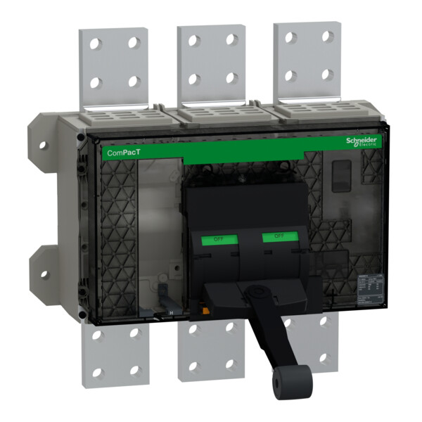 Compact ns2500h - bloc coupure ss déclencheur - 2500a - 3p - 85ka - fixe manuel - Schneider Electric - C250H3FM