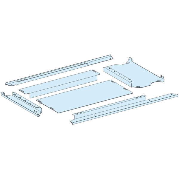 Prismaset p active - plaque passe-câbles pleine ip30-l650+150 p400-peint.ral spé - Schneider Electric - LVS08497AX