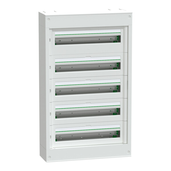 Prismaset s - coffret saillie plastique & métal 5 rangées 24 modules - Schneider Electric - LVSST524