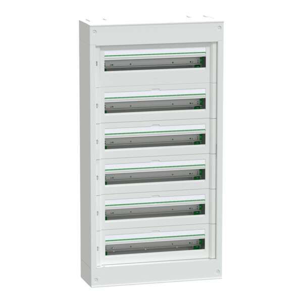 Prismaset s - coffret saillie plastique & métal 6 rangées 24 modules - Schneider Electric - LVSST624