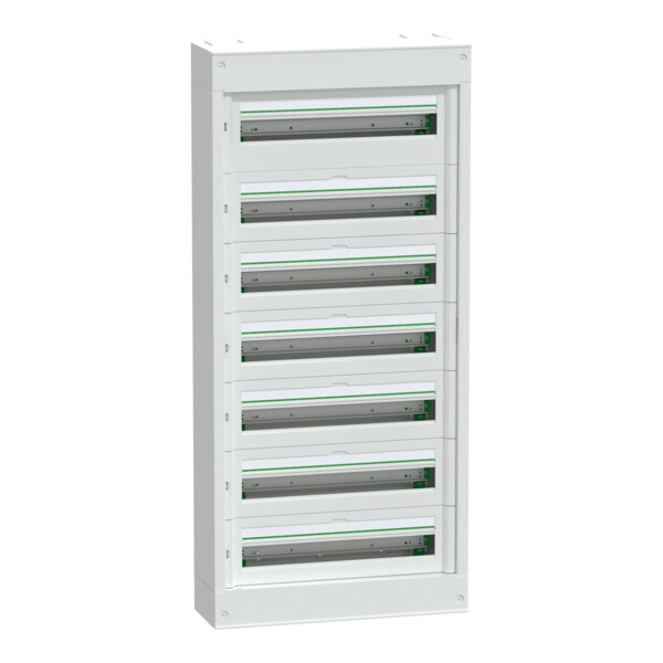 Prismaset s - coffret saillie plastique & métal 7 rangées 24 modules - Schneider Electric - LVSST724